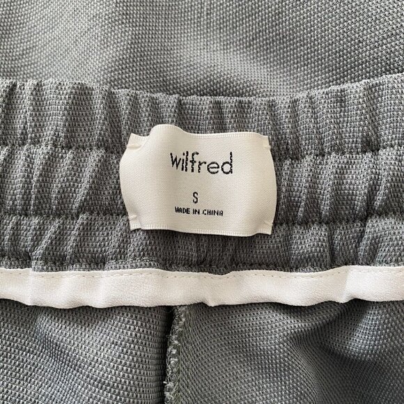 Wilfred Women's Casual Buffon Crepe Pants Joggers Green Drawstring Size Small - Picture 7 of 9